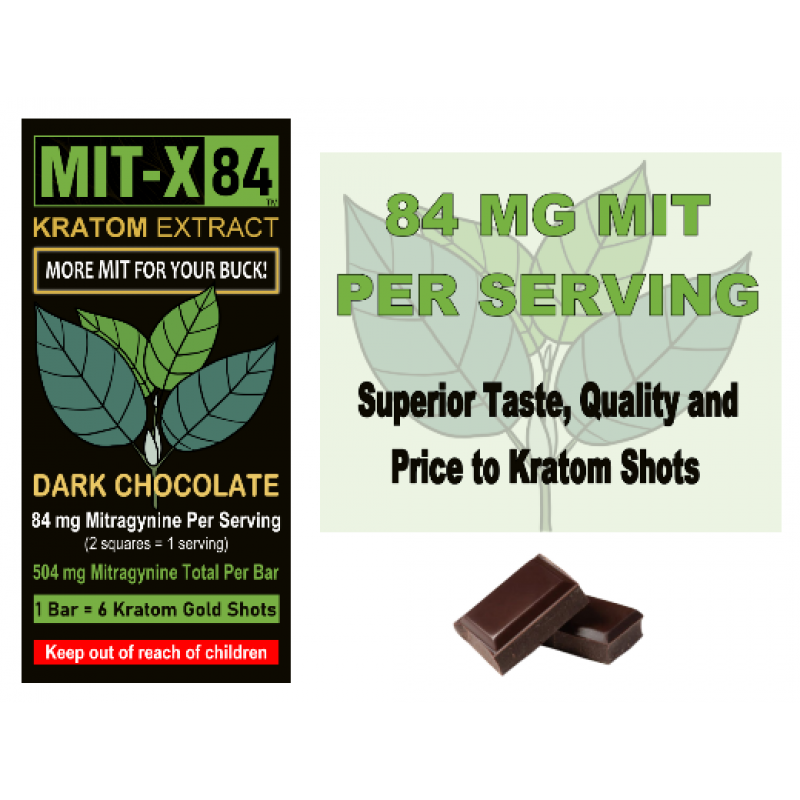 Great tasting Mit-X 84 Kratom Extract DARK CHOCOLA...