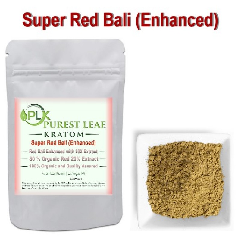 Super Red Bali Enhanced Kratom Powder